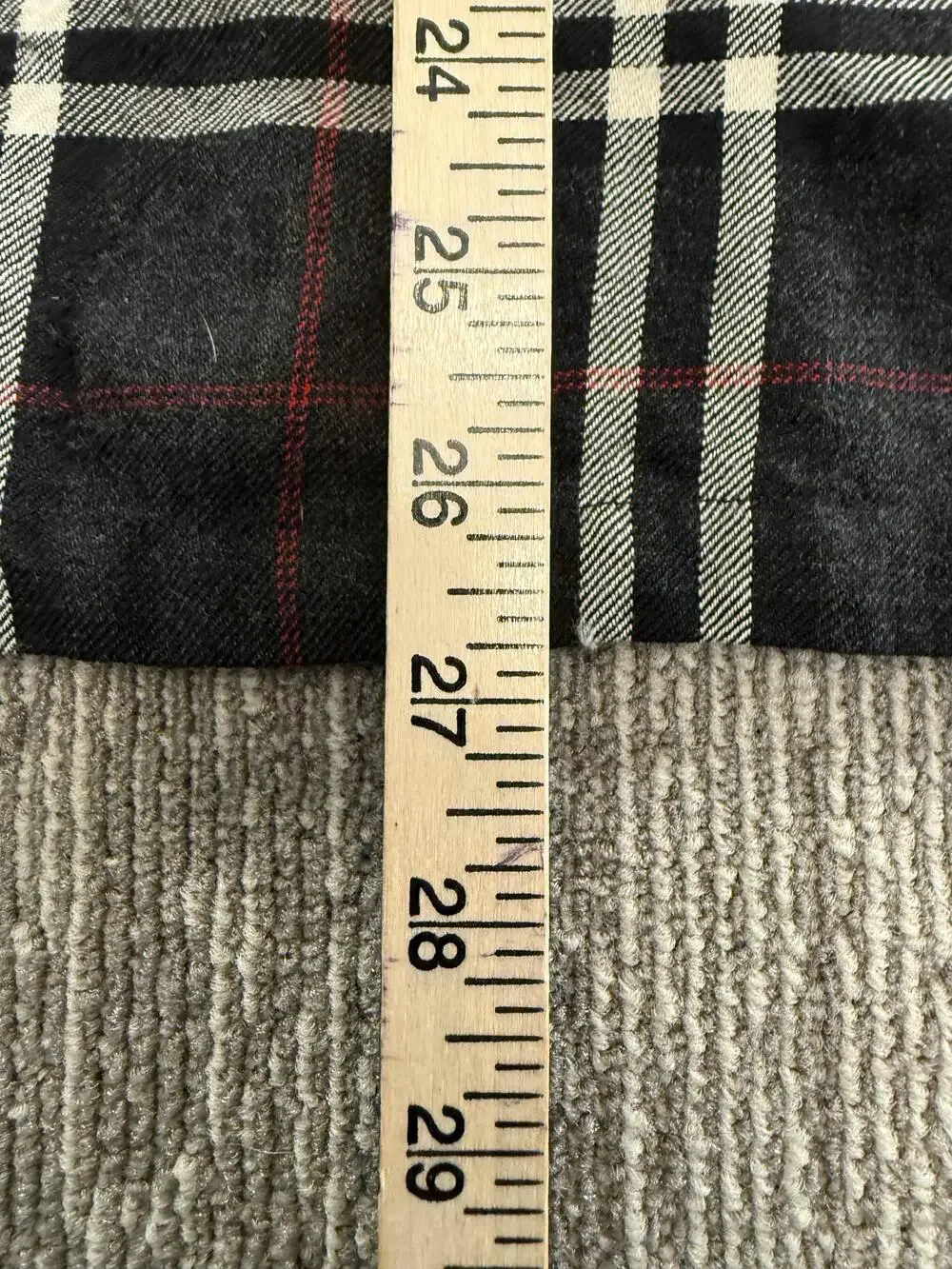 Lauren Ralph Lauren Jacket Mens Medium Black Gray Red Plaid Wool Lined Shacket